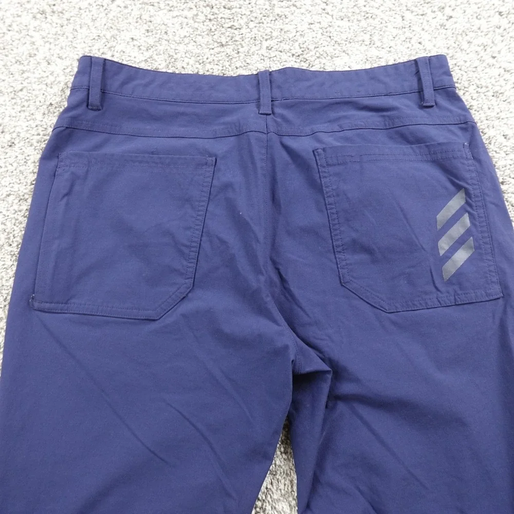 Adidas Pants Mens 32X32 Blue Chino Trouser Tech‎ Performance Golf Stretch Active